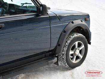 8 799 р. Расширители колёсных арок ВАЗ НИВА 4X4 URBAN 3D (передние 70 мм, задние 70 мм)  ткн-21u  с доставкой в г. Керчь. Увеличить фотографию 3