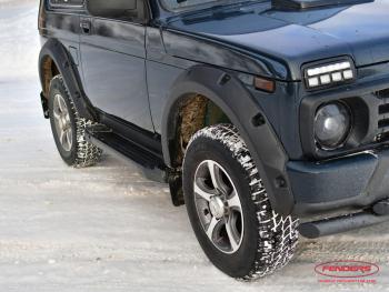 8 799 р. Расширители колёсных арок ВАЗ НИВА 4X4 URBAN 3D (передние 70 мм, задние 70 мм)  ткн-21u  с доставкой в г. Керчь. Увеличить фотографию 2