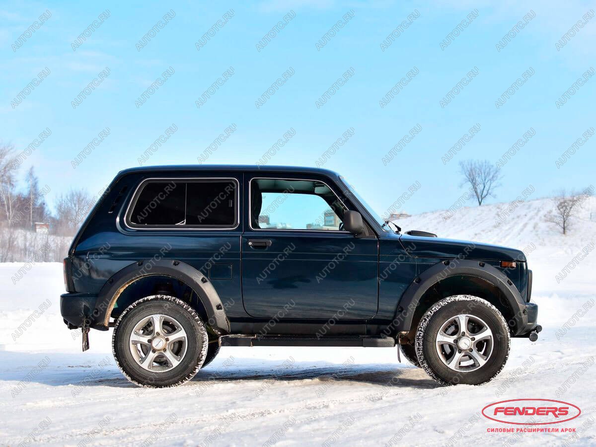 8 799 р. Расширители колёсных арок ВАЗ НИВА 4X4 URBAN 3D (передние 70 мм, задние 70 мм)  ткн-21u  с доставкой в г. Керчь