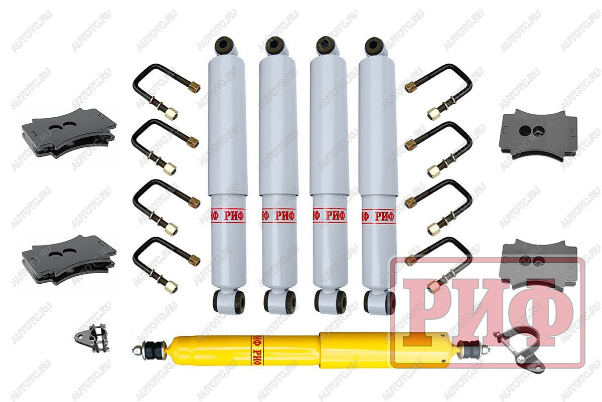 48 999 р. Лифт-комплект РИФ для ГАЗ Соболь 2018+ 30 мм  rif-gaz-2-18-g  с доставкой в г. Керчь