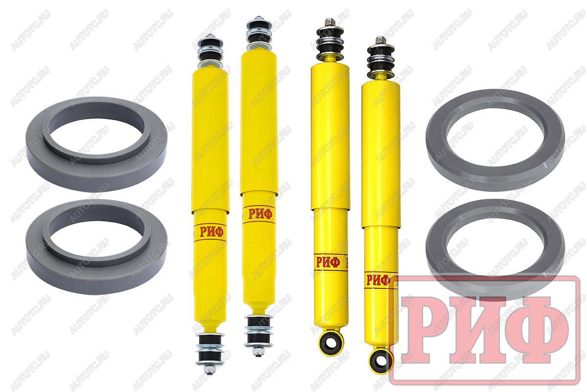 39 159 р. Лифт-комплект РИФ лайт для Toyota Land Cruiser 80105 лифт 20 мм  rif-tlc80-a-lite  с доставкой в г. Керчь