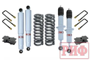 58 269 р. Лифт-комплект РИФ лайт газовый Toyota Hilux 2005-2014, Sollers ST6, Jac T6 лифт 40 мм  rif-vig-b-g-lite  с доставкой в г. Керчь. Увеличить фотографию 1