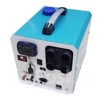 Отопитель автономный воздушный (переносн.) 5kW12V24V, GRIZZLY, 4 выхода, с аккумулятором (синий)  4657