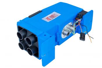 8 999 р. Автономный воздушный отопитель (переносной) 5kW12V24V, 4 выхода, пластик. корпус (синий,узкий )  7514  с доставкой в г. Керчь. Увеличить фотографию 2