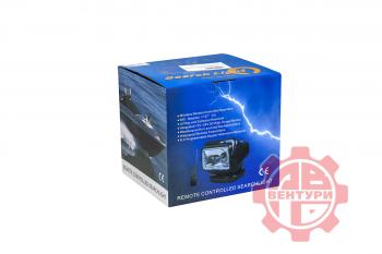 6 279 р. Фара-искатель 12V 50W LED с дистанционным управлением, черный (180х180х175мм) на магните  ch015-50w-bl  с доставкой в г. Керчь. Увеличить фотографию 5
