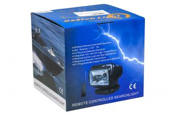 7 859 р. Фара-искатель 12V 60W LED с дистанционным управлением, черный,цок-H3 (180х180х175мм) на магните  ch015-60w-bl  с доставкой в г. Керчь. Увеличить фотографию 2