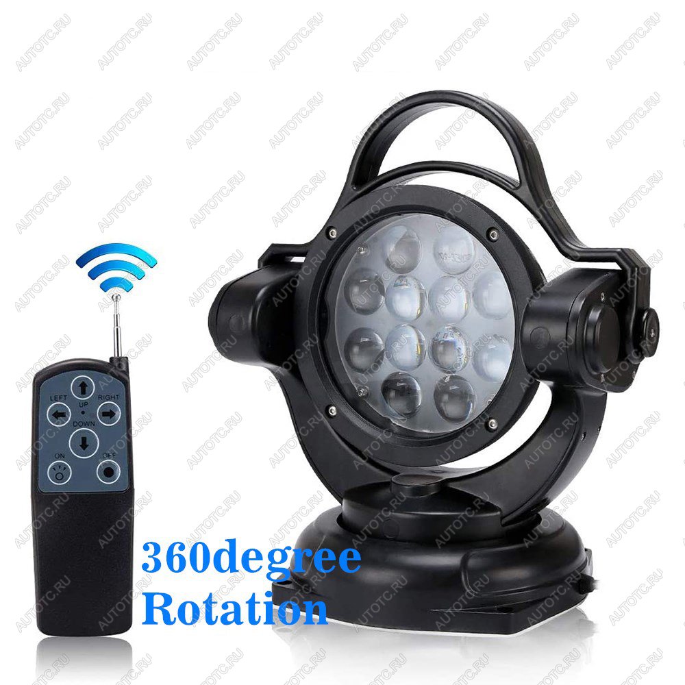 14 519 р. Фара-искатель 12V 60W LED с дистанционным управлением, черный, 360,на магните  ch078-60w-bl  с доставкой в г. Керчь