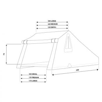287 979 р. Палатка на крышу автомобиля AUTOHOME OVERZONE SMALL STANDARD, тент песочный, лестница 220 мм  oz01  с доставкой в г. Керчь. Увеличить фотографию 29