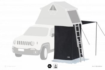 58 509 р. Тамбур к палатке AUTOHOME OVERLAND SMALL SAFARI EXPLORER, тент песочный, до 220 см  ols08a-3s  с доставкой в г. Керчь. Увеличить фотографию 3
