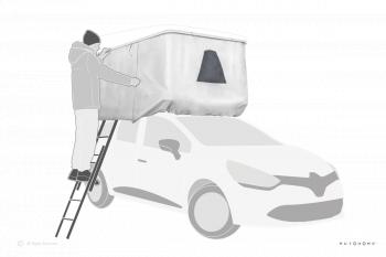 30 339 р. Тент внешний для автопалатки AUTOHOME MAGGIOLINA AIRLANDER PLUS MEDIUM  m10am-xl  с доставкой в г. Керчь. Увеличить фотографию 2