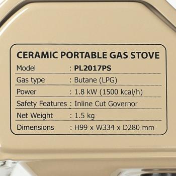 3 399 р. Плита газовая NaMilux NA-P4071PS  PL2017PS керамическая конфорка  na-p4071ps pl2017ps  с доставкой в г. Керчь. Увеличить фотографию 4