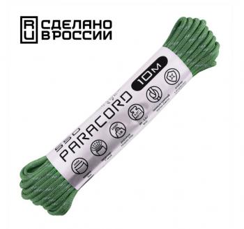 379 р. Паракорд 550 CORD nylon 10м световозвращающий (ultragreen)  550.n10.lm.ug  с доставкой в г. Керчь. Увеличить фотографию 1
