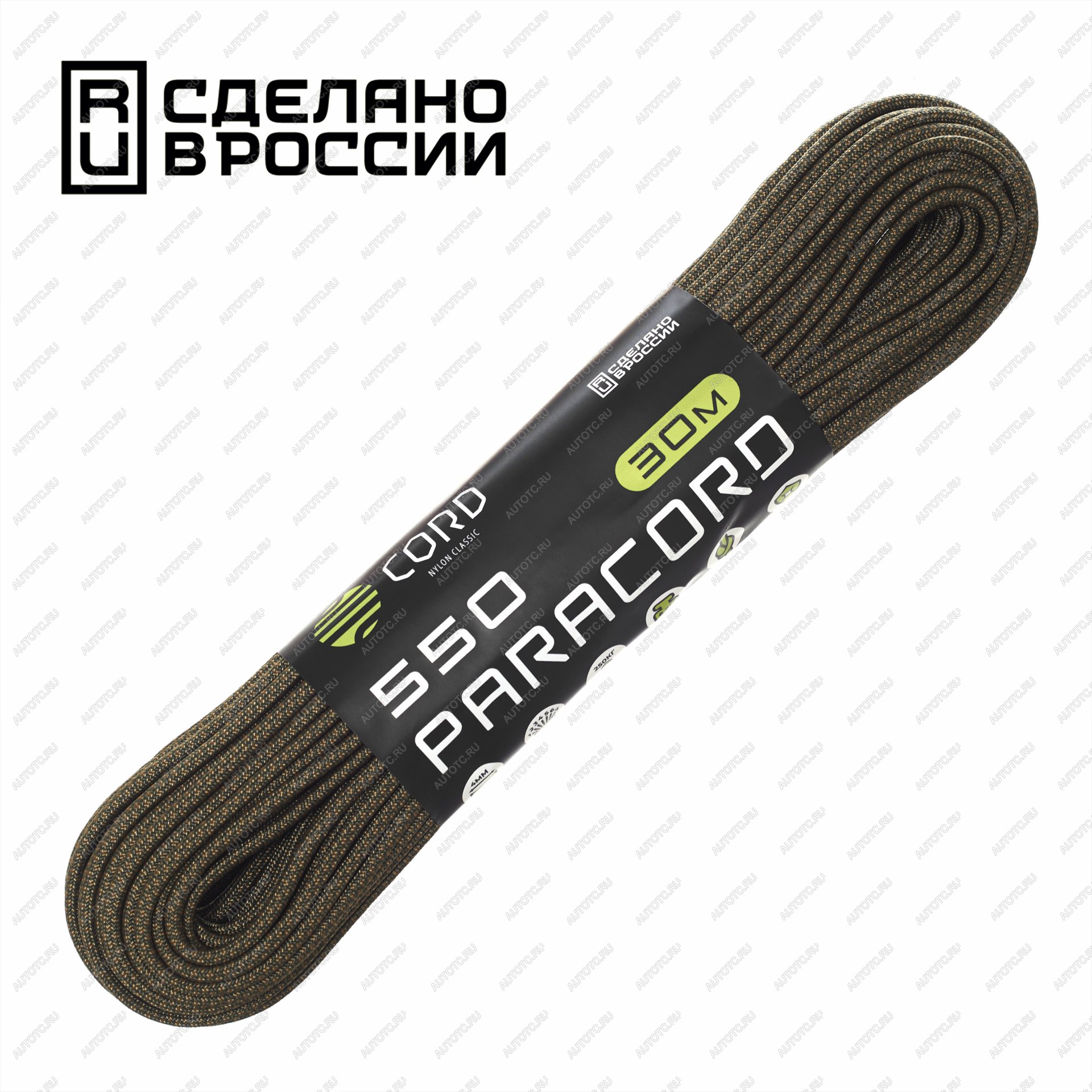 659 р. Паракорд 550 CORD nylon 30м (tactical snake coyote)  550.n30.l.tsc  с доставкой в г. Керчь