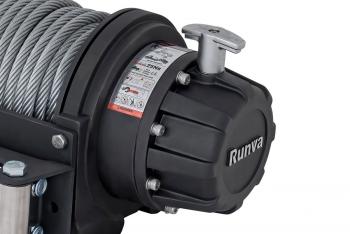 202 299 р. Лебёдка электрическая 24V Runva 25000 lbs влагозащищенная, стальной трос  ewb25000s24v  с доставкой в г. Керчь. Увеличить фотографию 3