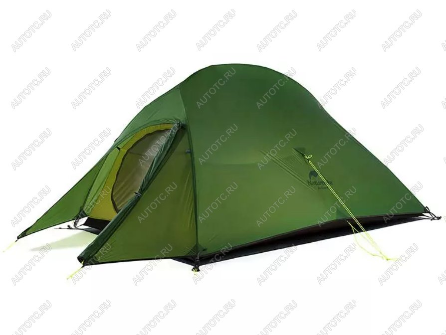 4 569 р. Палатка Naturehike Cloud Up 2-местная, алюминиевый каркас, темно-зеленый (уценка)  nh17t001-t-tbgr_u  с доставкой в г. Керчь