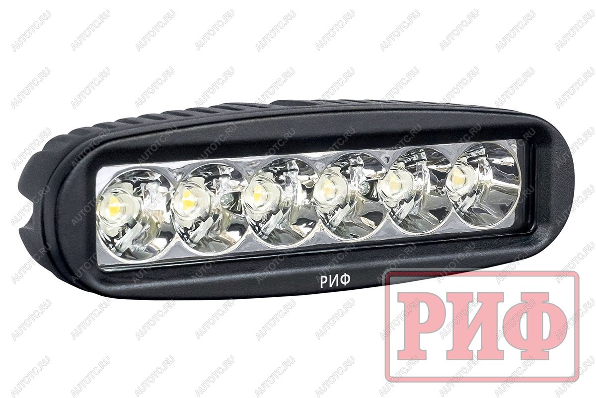 999 р. Светодиодная фара дальнего света РИФ 160 мм 18W LED (уценка)  sm-6180p_u  с доставкой в г. Керчь