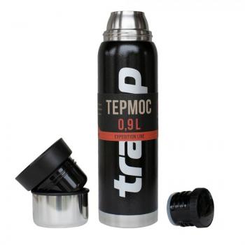 1 979 р. Термос TRAMP Expedition line 0.9 л., Черный  trc-027-9009  с доставкой в г. Керчь. Увеличить фотографию 2