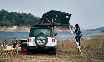 93 999 р. Палатка на крышу автомобиля Wild Land Lite Cruiser 120  201102  с доставкой в г. Керчь. Увеличить фотографию 2