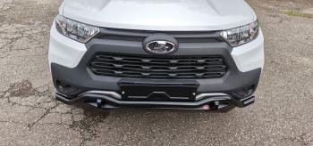 38 319 р. Бампер РИФ силовой передний Lada Niva Travel с защитой радиатора  rif123-10076  с доставкой в г. Керчь. Увеличить фотографию 9