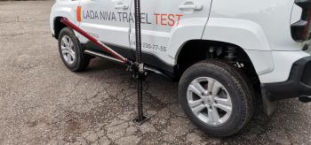 38 329 р. Пороги РИФ силовые Lada Niva Travel (черный алюминий)  rif123-40000bl  с доставкой в г. Керчь. Увеличить фотографию 19