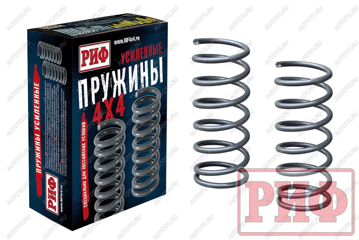 10 849 р. Пружины РИФ передние Grand Vitara 2 JT 2005-2015, Escudo 3 2005-2017 лифт 20 мм, 0-50 кг  09-030a  с доставкой в г. Керчь