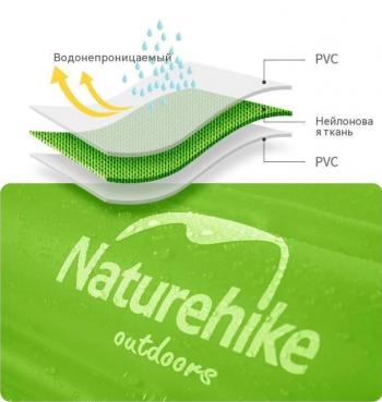 1 999 р. Гермомешок Naturehike туристический 18 л. ярко-зеленый  nh17s001-g-gr  с доставкой в г. Керчь. Увеличить фотографию 3