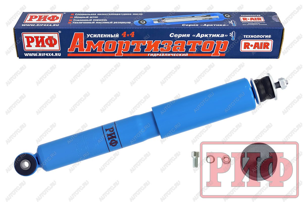 1 689 р. Амортизатор РИФ "Арктика" передний Нива 21214М лифт 50 мм (уценка)  plt201_u  с доставкой в г. Керчь