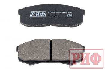 1 039 р. Колодки тормозные задние РИФ Toyota LC 105,120, Mitsubishi Pajero 3, 4 OEM 04466-60020, 04466-60010 , 4605A448  riftoy-04466-60020  с доставкой в г. Керчь. Увеличить фотографию 3