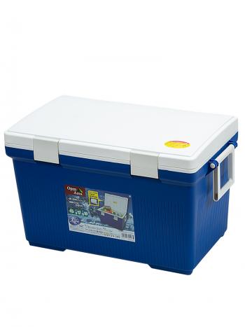 11 639 р. Термобокс IRIS Cooler Box CL-45, 45 литров, синийбелый  cl45  с доставкой в г. Керчь. Увеличить фотографию 2