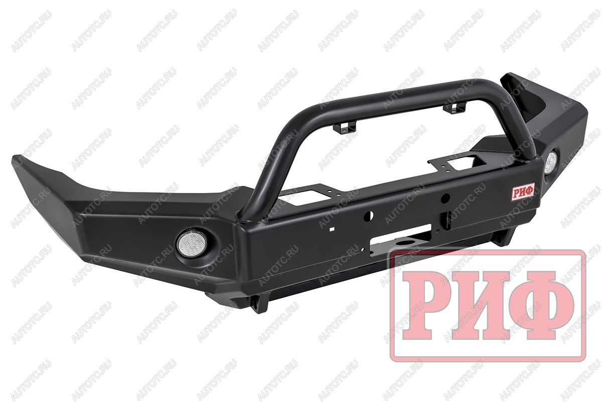 69 599 р. Бампер РИФ силовой передний Toyota Land Cruiser Prado 120 c доп. фарами, центральной дугой, защитой бачка омывателя  rif120-10170  с доставкой в г. Керчь