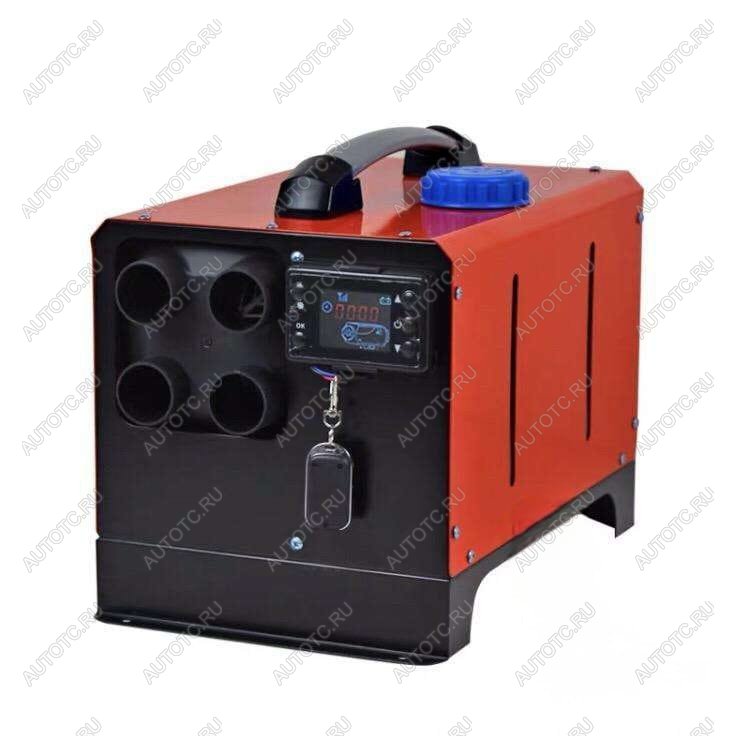 12 199 р. Отопитель автономный воздушный (переносной) 5kW12V 4 выхода, металл. корпус (КРАСНЫЙ), дизель  6125  с доставкой в г. Керчь
