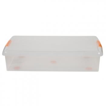 1 669 р. Короб для хранения IRIS THIN BOX 34л, прозрачный  ug-725  с доставкой в г. Керчь. Увеличить фотографию 5