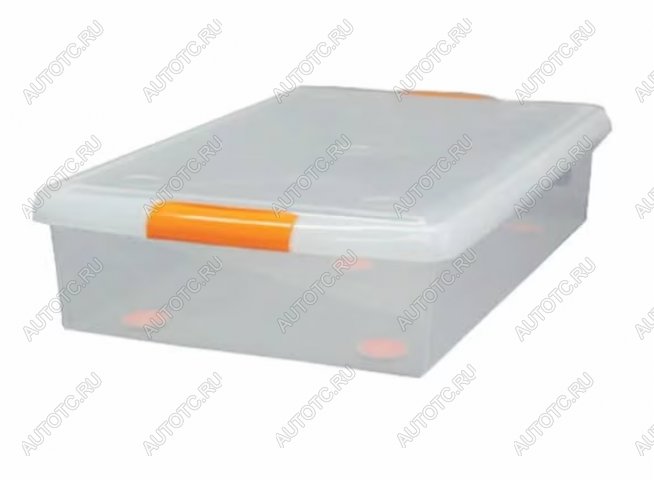 1 669 р. Короб для хранения IRIS THIN BOX 34л, прозрачный  ug-725  с доставкой в г. Керчь