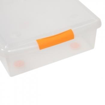 1 669 р. Короб для хранения IRIS THIN BOX 34л, прозрачный  ug-725  с доставкой в г. Керчь. Увеличить фотографию 7