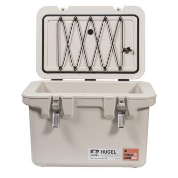 20 029 р. Термобокс IRIS HUGEL VACUUM COOLER BOX TC-40 Бежевый, 40 литров (45 часов)  tc-40w  с доставкой в г. Керчь. Увеличить фотографию 2