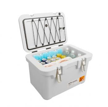 26 499 р. Термобокс IRIS HUGEL VACUUM COOLER BOX TC-40 Белый, 40 литров (55 часов)  vitc-40w  с доставкой в г. Керчь. Увеличить фотографию 6