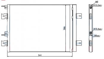 3 499 р. LOGAN (SANDERO 08- MEGANE 03- DUSTER 10-LARGUS 12-ALMERA 13-) КОНДЕНСАТОР КОНДИЦ С ОСУШИТ. BODYPARTS rnlog08-932  с доставкой в г. Керчь. Увеличить фотографию 1