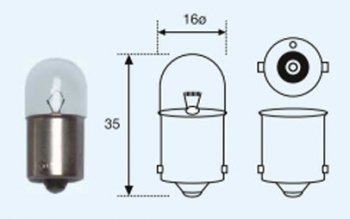 52 р. R10W (T16 24V-10W  BA15s) ЛАМПА УПАКОВКА (10 шт) BLICK BODYPARTS lpr1000-981-t  с доставкой в г. Керчь. Увеличить фотографию 1