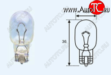 22 р. T15 (T15 12V-16W  W2.1x9.5d) ЛАМПА УПАКОВКА (10 шт) BLICK BODYPARTS lpt1500-980-t  с доставкой в г. Керчь