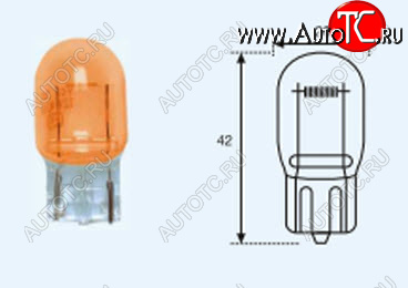 329 р. T20 (T20 12V-21W  W3x16d) ЛАМПА УПАКОВКА (10 шт) BLICK ЖЕЛТ BODYPARTS lpt2000-981y-t  с доставкой в г. Керчь