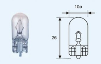 22 р. W3W (T10 24V-3W  W2.1x9.5d) ЛАМПА УПАКОВКА (10 шт) BLICK BODYPARTS lpw3w00-981-t  с доставкой в г. Керчь. Увеличить фотографию 1