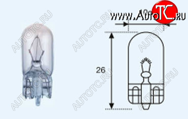22 р. W3W (T10 24V-3W  W2.1x9.5d) ЛАМПА УПАКОВКА (10 шт) BLICK BODYPARTS lpw3w00-981-t  с доставкой в г. Керчь