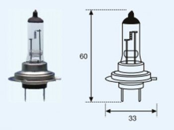 H7 (12V-55W  PX26D) ЛАМПА УПАКОВКА (1 шт) BLICK BODYPARTS lp0h700-980-o