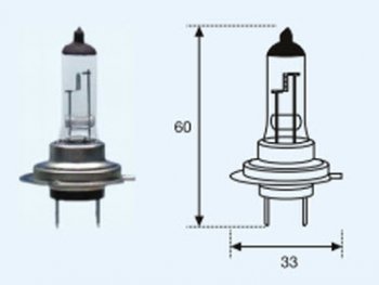 H7 (12V-100W  PX26D Off Road) ЛАМПА УПАКОВКА (1 шт) SELUM BODYPARTS lp0h700-981-o