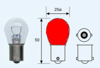 114 р. P21W (S25 12V-21W  BA15s) ЛАМПА УПАКОВКА (10 шт) BLICK КРАСН BODYPARTS lp21w00-981r-t  с доставкой в г. Керчь. Увеличить фотографию 1