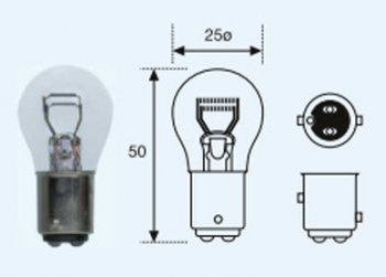 P215W (S25 12V-215W  BAY15d) ЛАМПА УПАКОВКА (10 шт) BLICK BODYPARTS lp21500-981-t