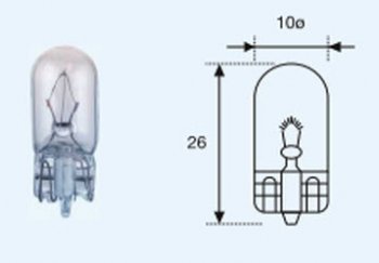 22 р. W3W (T10 12V-3W  W2.1x9.5d) ЛАМПА УПАКОВКА (10 шт) BLICK BODYPARTS lpw3w00-980-t  с доставкой в г. Керчь. Увеличить фотографию 1