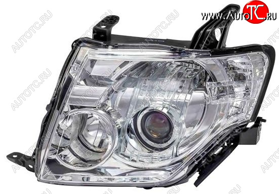 12 499 р. Левая фара (под корректор) BodyParts Mitsubishi Pajero 4 V80 дорестайлинг (2006-2011)  с доставкой в г. Керчь