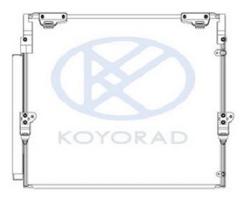 LANDCRUISER {200} КОНДЕНСАТОР КОНДИЦ (KOYO) KOYORAD tylan08-930