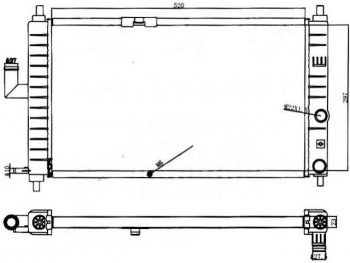 QQ РАДИАТОР ОХЛАЖДЕН BODYPARTS cheqq06-910